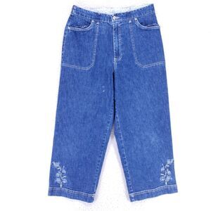 Sag Harbor Jeans Denim Cotton Women SZ 10 Blue Straight Stretch VTG Mid Rise 90s